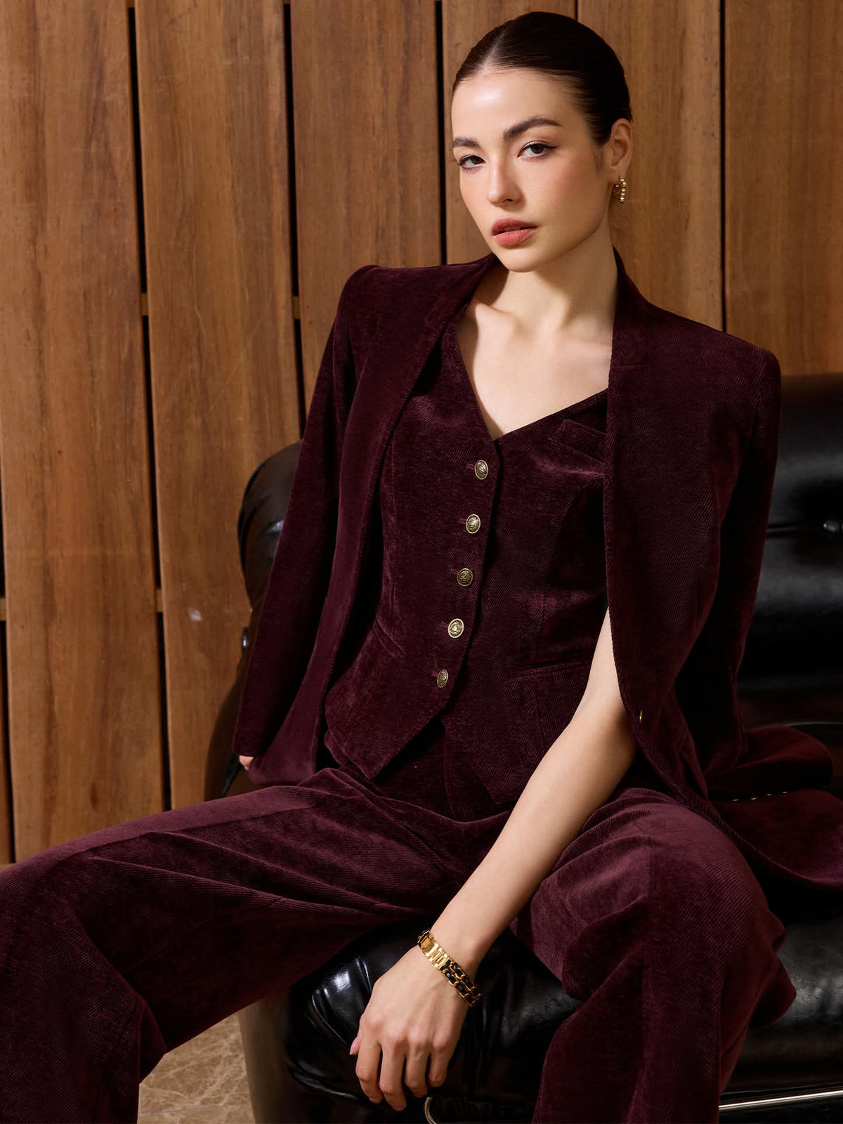 The Velvet Tailored Three-Piece Suit