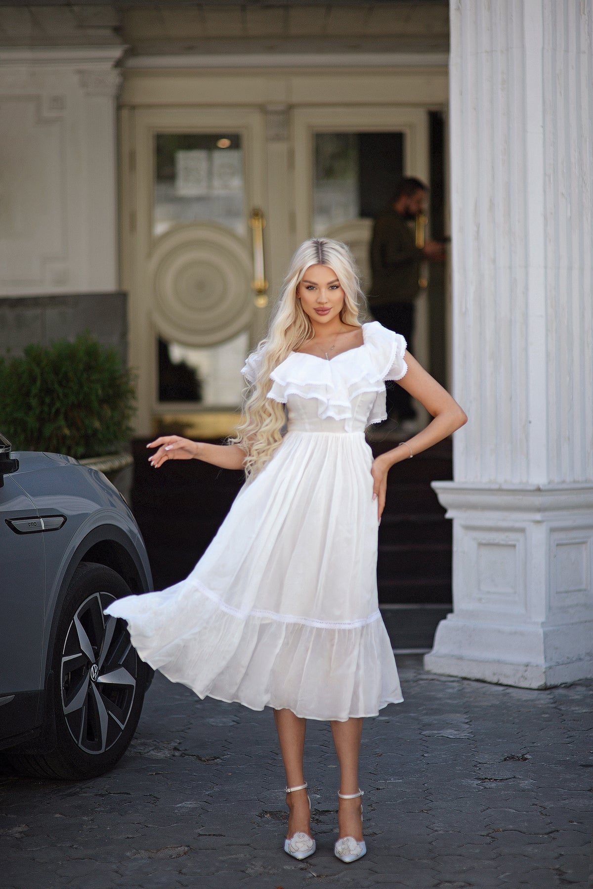 Lightweight Boho Summer Dress – Flowing Midi Dress for Garden Parties & Weddings UK
