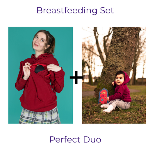 The Breastfeeding Mum and Me Hoodies