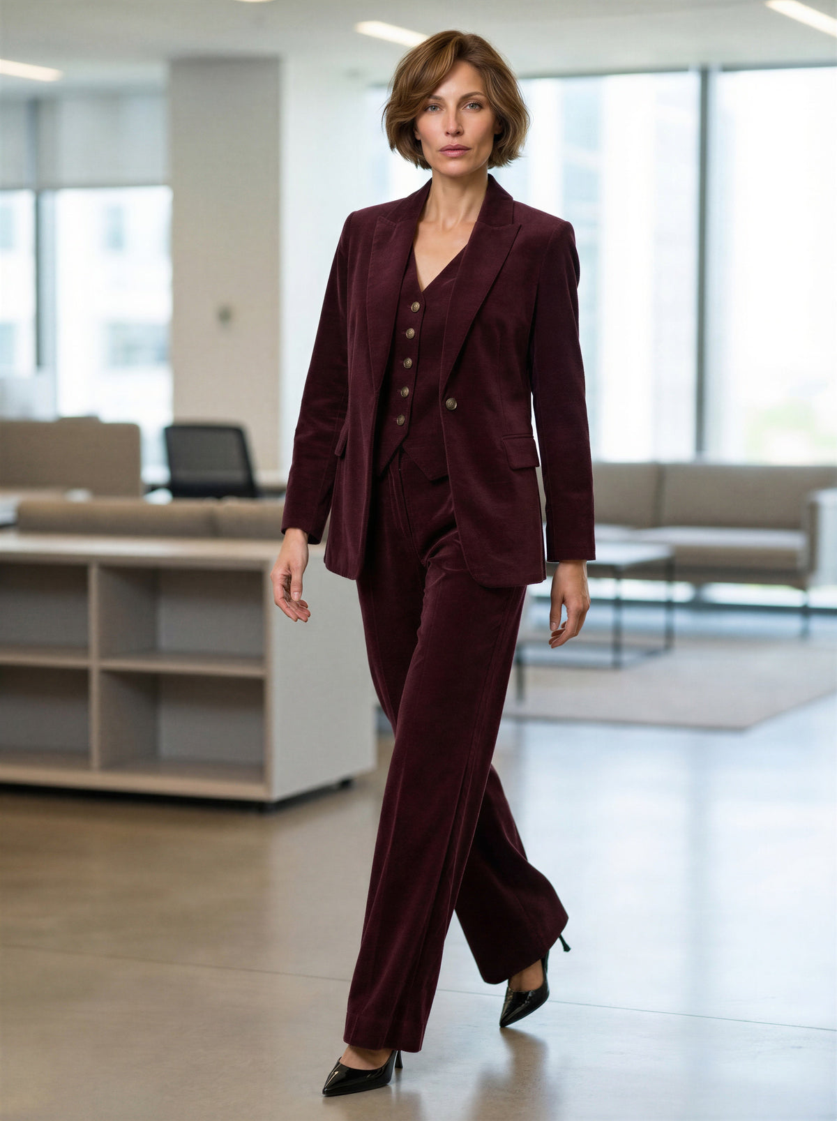 The Velvet Tailored Three-Piece Suit